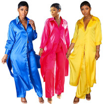 Fashion Colored Loose Casual Set Fashion Colored Loose Casual Set
