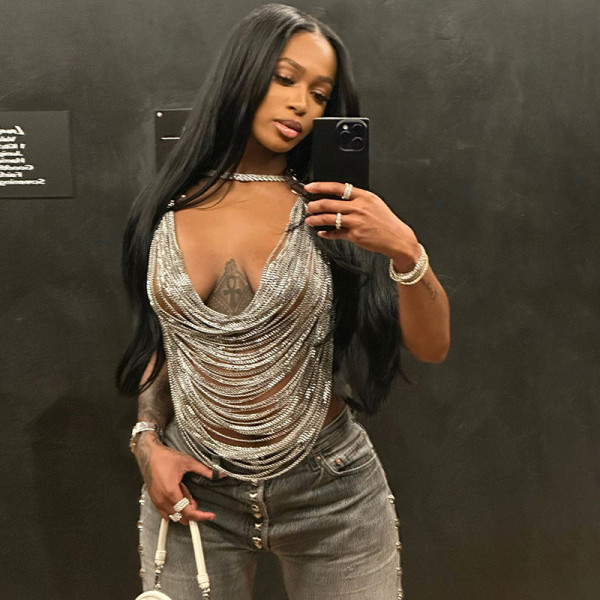 Personalized Metal Chain Hanging Neck Open Back Sexy Hollow Out Tank Top