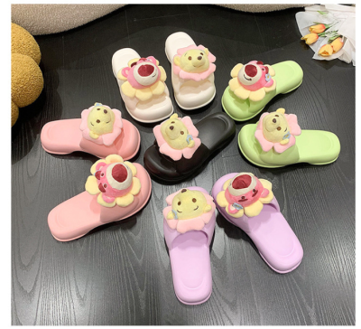 Strawberry bear accessories with a thick bottomed beach that feels like stepping on shit