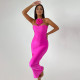 Flower Cross Fit Basic Dress