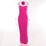 Flower Cross Fit Basic Dress