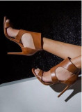 Sheep pattern hollowed out Caligae sexy fashion high-heeled sandals for women
