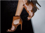 Sheep pattern hollowed out Caligae sexy fashion high-heeled sandals for women