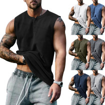 Summer Men's Sports Basketball Tank Top Large Round Neck Loose Sleeveless T-shirt Men's Sweetheart Summer Men's Sports Basketball Tank Top Large Round Neck Loose Sleeveless T-shirt Men's Sweetheart