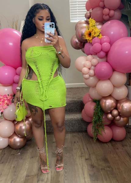 Fashionable and Sexy Sleeveless Short Skirt Beach Set