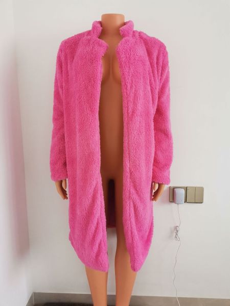 Winter Warm Solid Color Long Sleeves Midi Coat FF1065