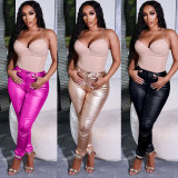 Women's gilded sexy pants