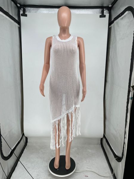 Sexy Tassel Irregular Dress