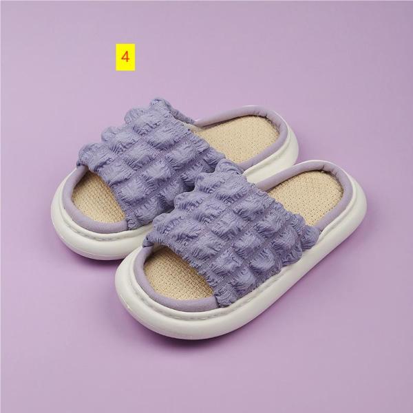 Linen Home Thick Bottom Bathroom Anti slip Slippers