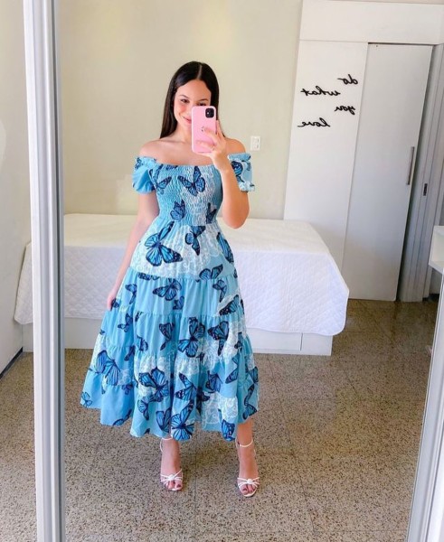 Literary and French Fresh Printing Fashion Women's Clothing