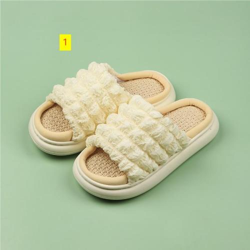 Linen Home Thick Bottom Bathroom Anti slip Slippers