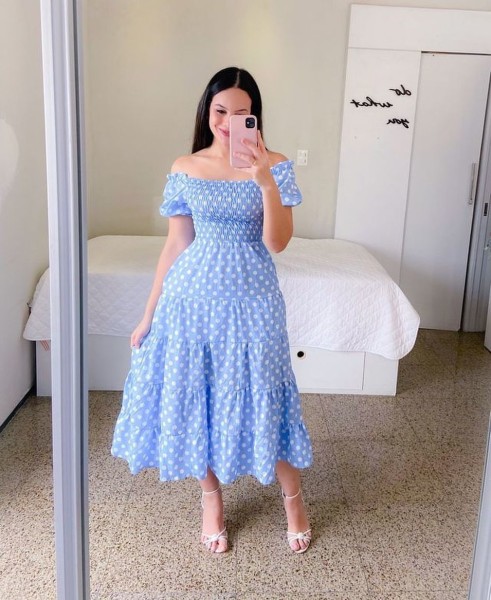 Literary and French Fresh Printing Fashion Women's Clothing