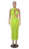 Sexy Beach Style Women's Tennis Dress, Rope Top Three Piece Set