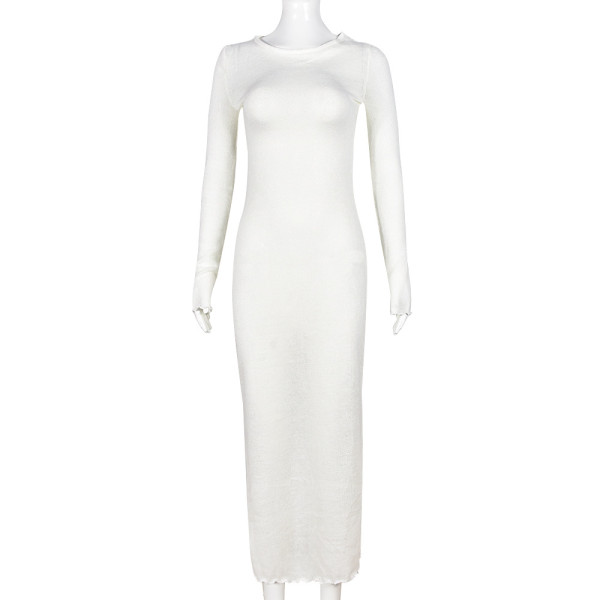 Women's Sexy Slim Fit Wrapped Hip Women's Sweater Dress