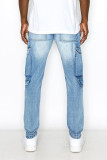 Elastic jeans Cargo pants