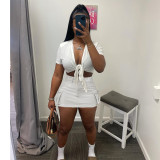 Workwear Pocket Sexy Skirt