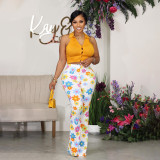 Hip wrapped sexy Bell-bottoms