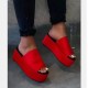 Thick sole casual slippers
