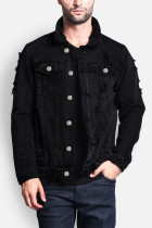 Perforated Jean jacket Perforated Jean jacket