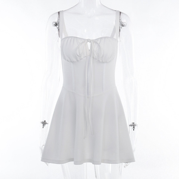 Slim Fit Basic Strap Hanging Dress