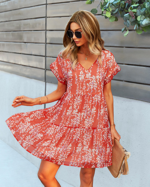 Summer Elegant A-line Skirt Loose Chiffon