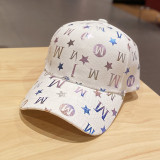 Letter Baseball cap spring fashion graffiti cap summer Sun hat