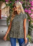 Fragmented Blossom Women's Top Resort Style