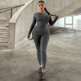 Slim Fit High Elasticity Sports Yoga Pant Set