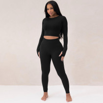 Slim Fit High Elasticity Sports Yoga Pant Set