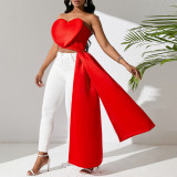 Irregular sexy women's bra wrap top