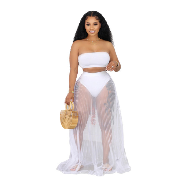 Mesh two-piece party beach swimsuit