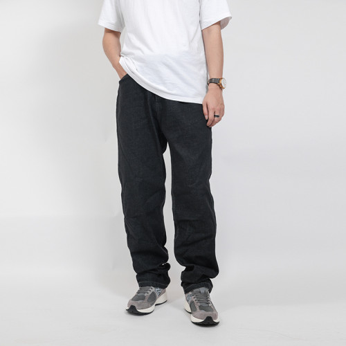 Large denim men's loose fitting casual trend hip-hop hip-hop pants skateboard pants