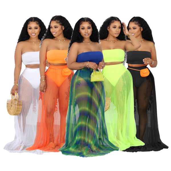 Mesh two-piece party beach swimsuit