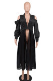Dress black dress long style