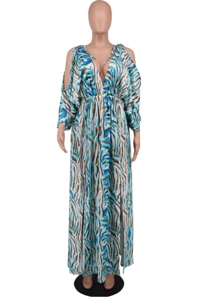 Women's sleeveless dress large slit French Slip dress