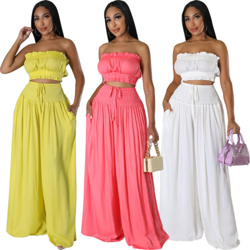 Fashion casual sleeveless set