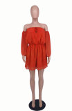 Short sleeved women's jumpsuit chiffon jumpsuit