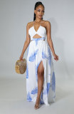 Slip dress floral dress women's skirt