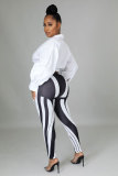 Printed tight pants