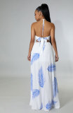 Slip dress floral dress women's skirt