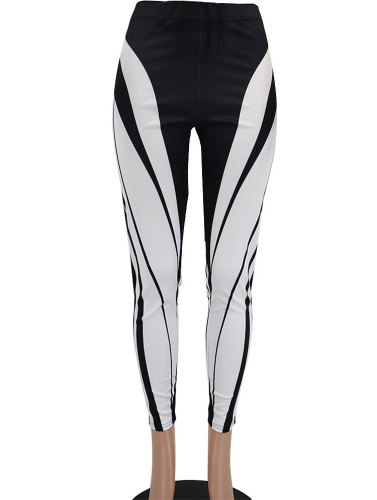 Printed tight pants