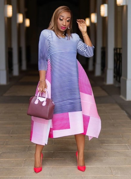Loose oversized women's dress