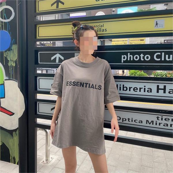 Double Thread Letter Short Sleeve Men's High Street Trendy T-shirt