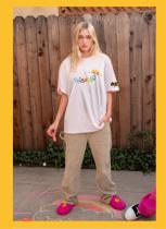 Smiling Face T-shirt Short Sleeve Smiling Face T-shirt Short Sleeve