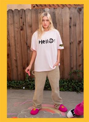 Drew smiley face t-shirt net red high street FOG short sleeve T-shirt men's fashion brand loose Couple costume