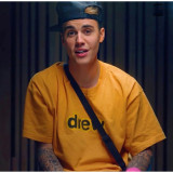 Drew Short Sleeve Letter Base Shirt Couple Fashion Brand High Street Round Neck Short Sleeve T-shirt