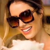 T-shaped square sunglasses 2023 new Sunglasses retro sunglasses cross-border fashion street photo show