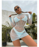 Hot Diamond One Piece Jacquard Fun Underwear Hollow out Sexy One Piece Mesh