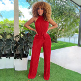 Women's Sexy Fashion Women's Pleated Jumpsuit
