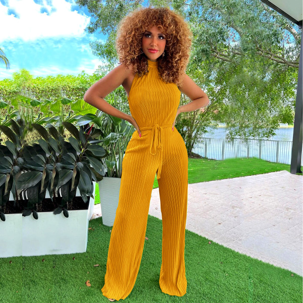 Women's Sexy Fashion Women's Pleated Jumpsuit